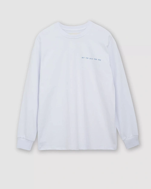 Лонгслив с манжетами и принтом Oversize NOT FOR SALE  