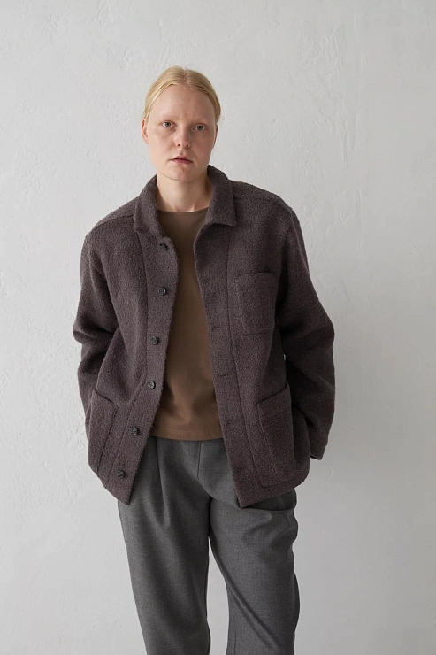 Рубашка верхняя мужская из букле Уста к устам  