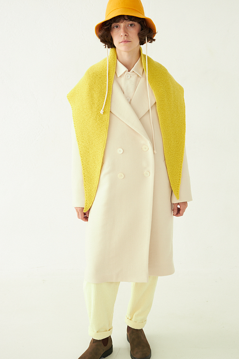 Косынка желтого цвета Уста к устам  